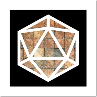 D20 Decal Badge - Temple Tile Posters and Art